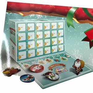 Christmas Holiday Advent Calendar Kids Toys Fridge